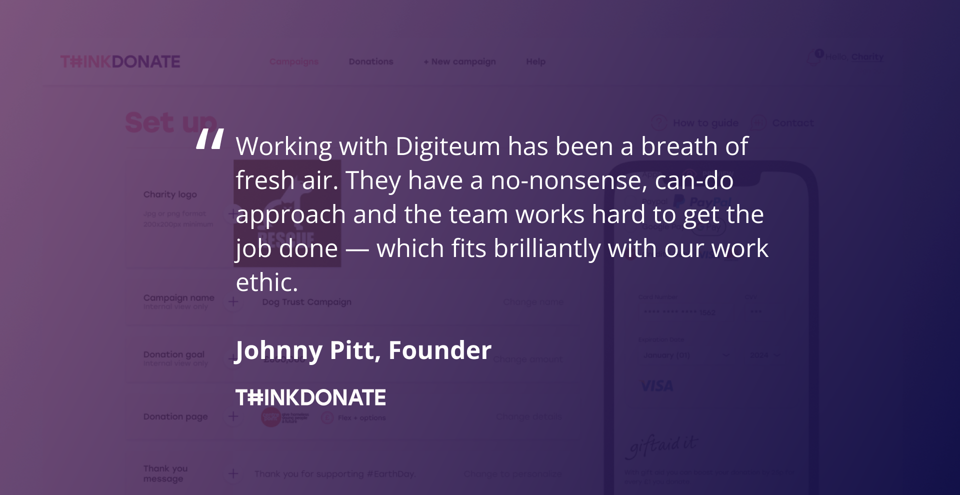 thinkdonate quote