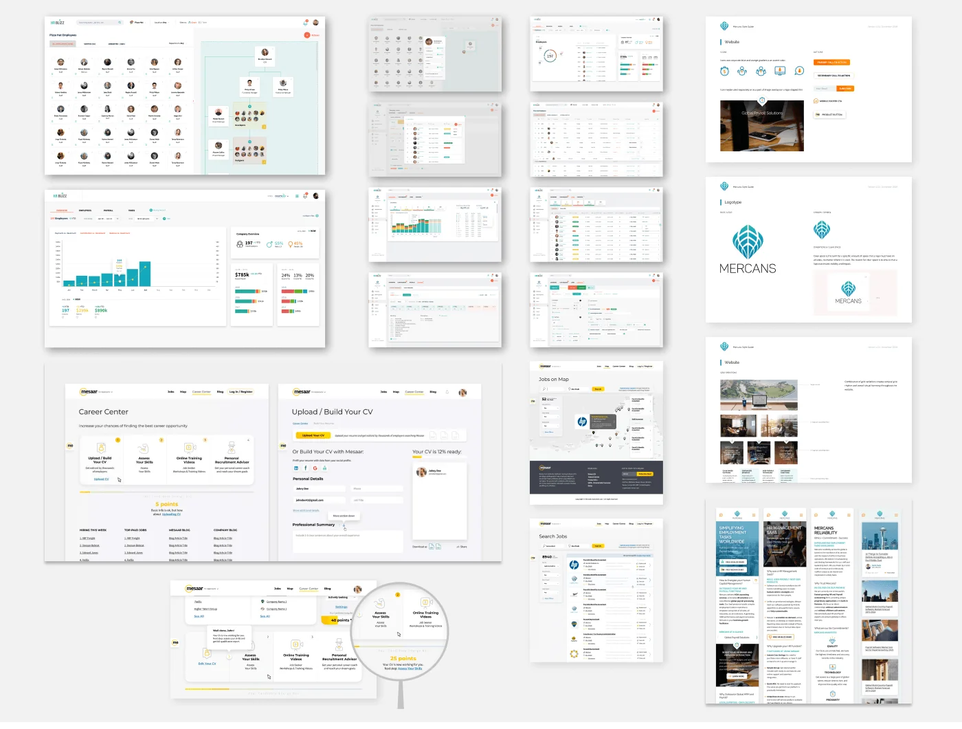 SaaS application development visual design and design system